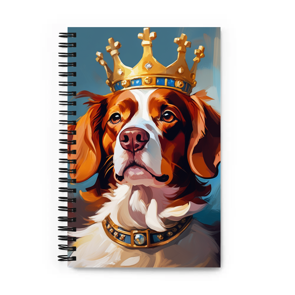 PugMug Custom Brittany Dog Spiral Notebook