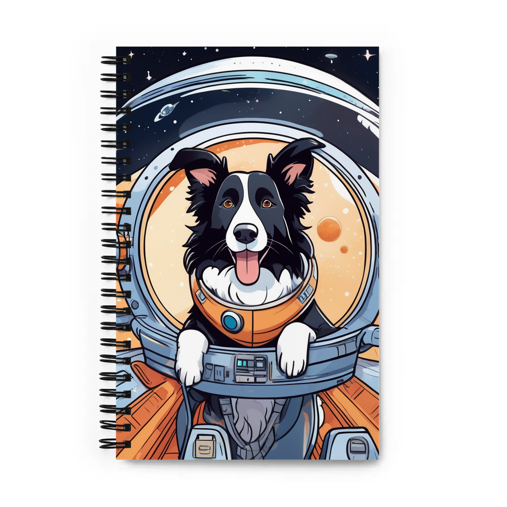 PugMug Custom Border Collie Spiral Notebook