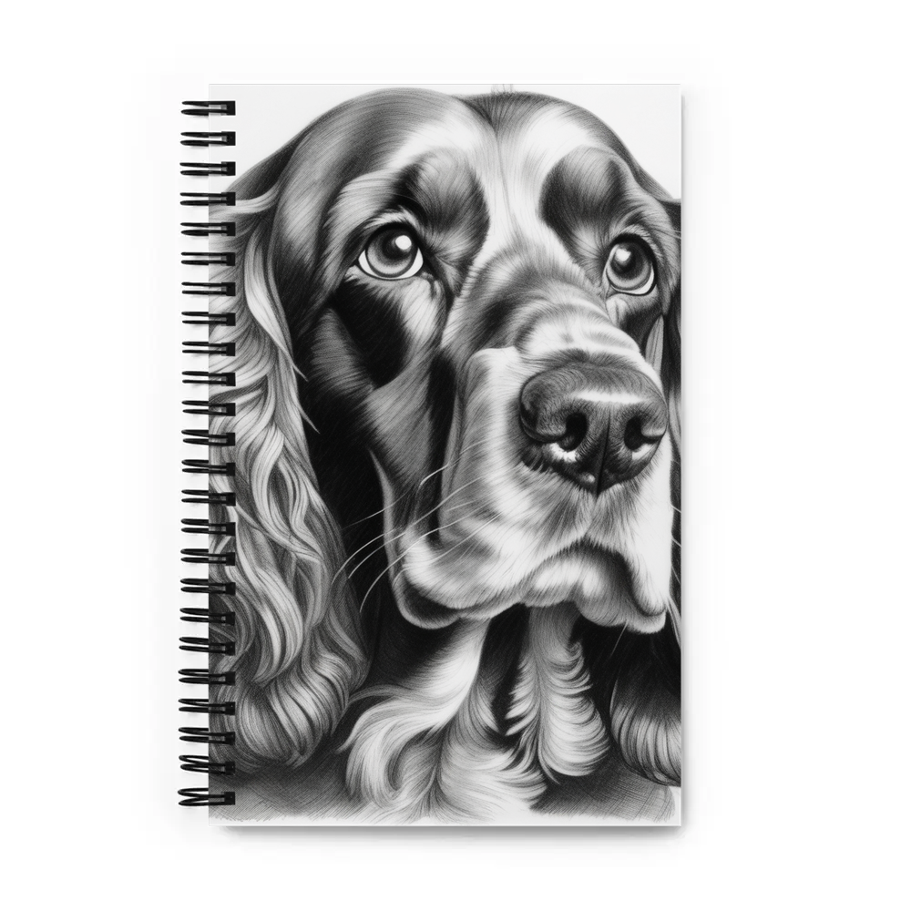 PugMug Custom English Cocker Spaniel Spiral Notebook
