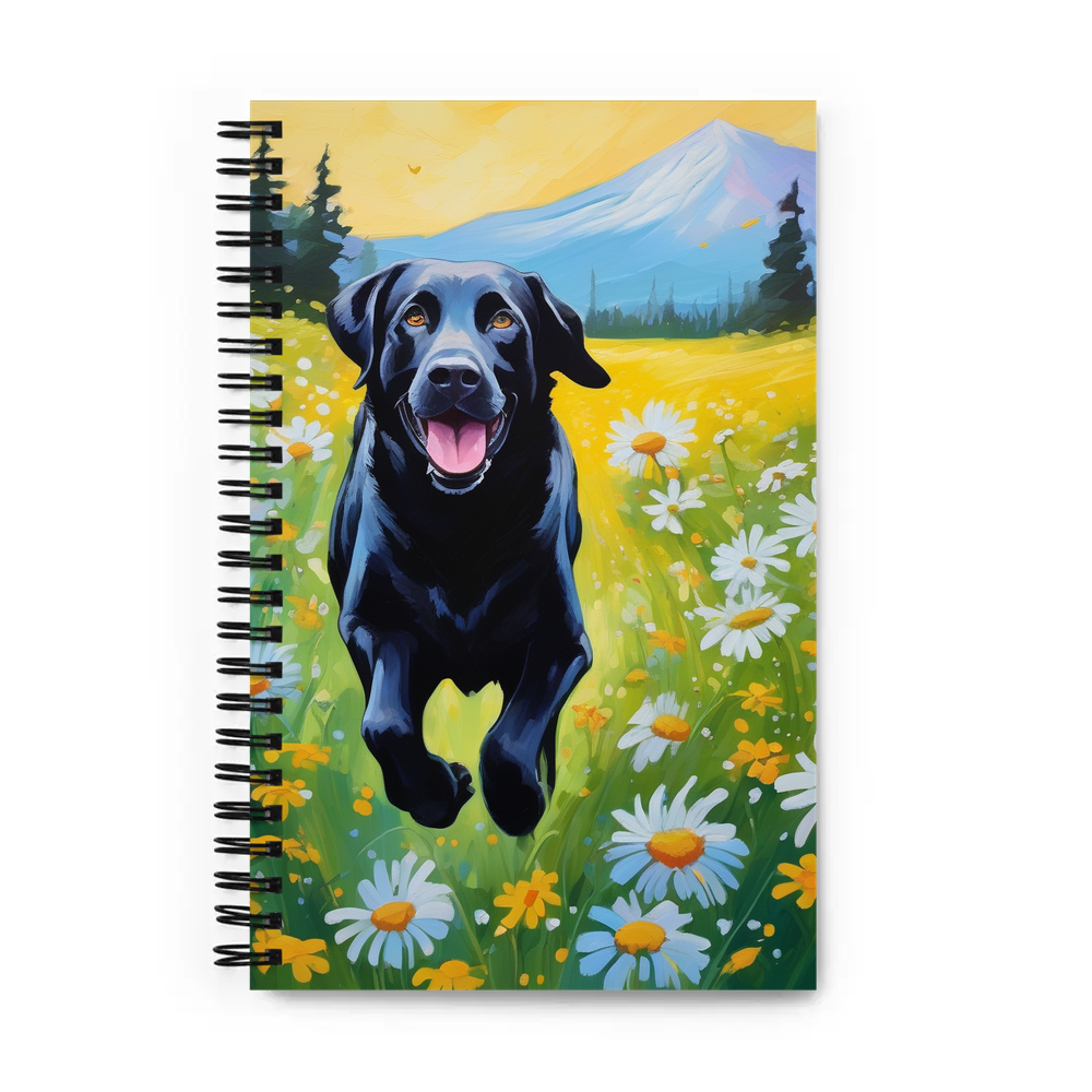 PugMug Custom Black Labrador Retriever Spiral Notebook
