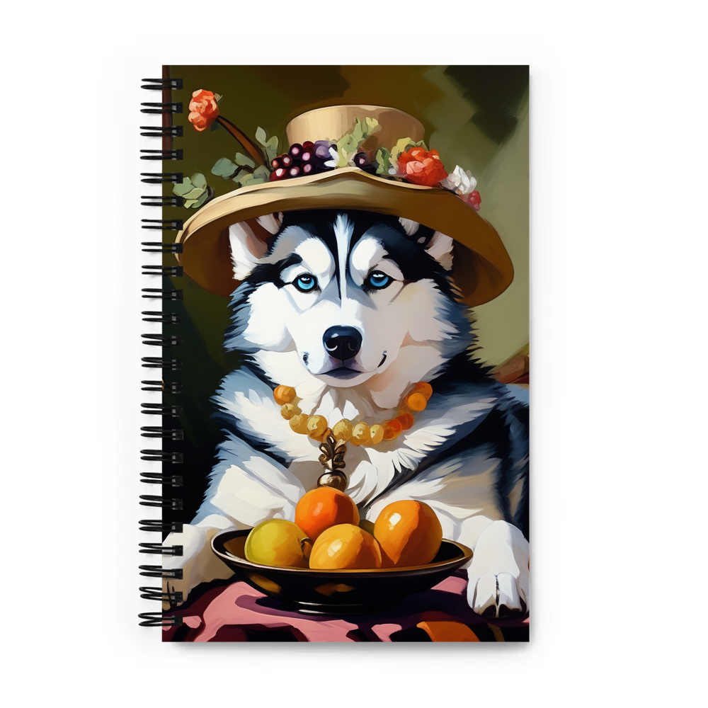 PugMug Custom Siberian Husky Spiral Notebook