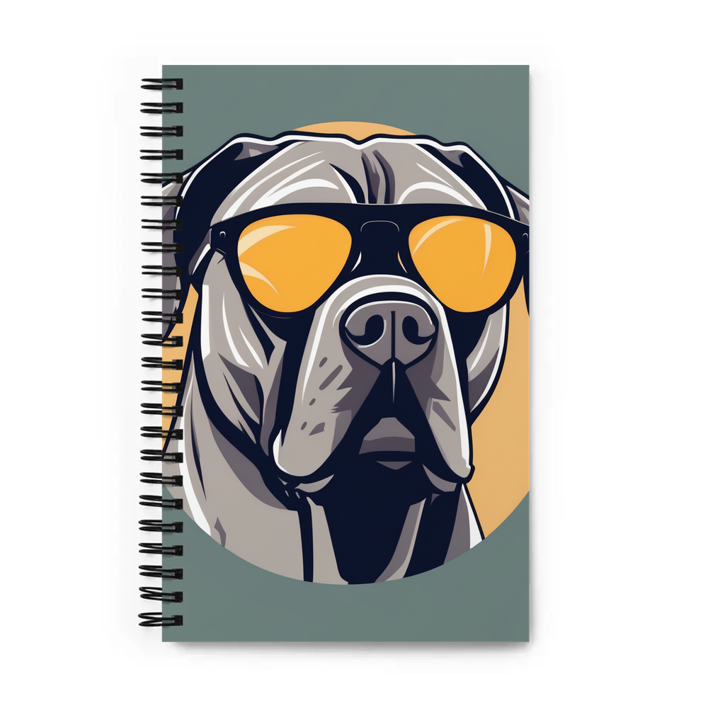 PugMug Custom Cane Corso Spiral Notebook