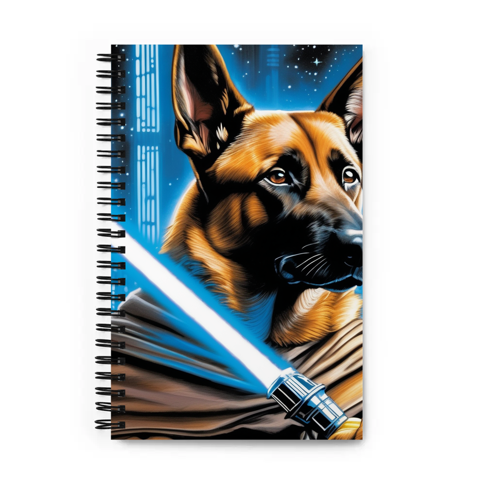 PugMug Custom Belgian Malinois Spiral Notebook