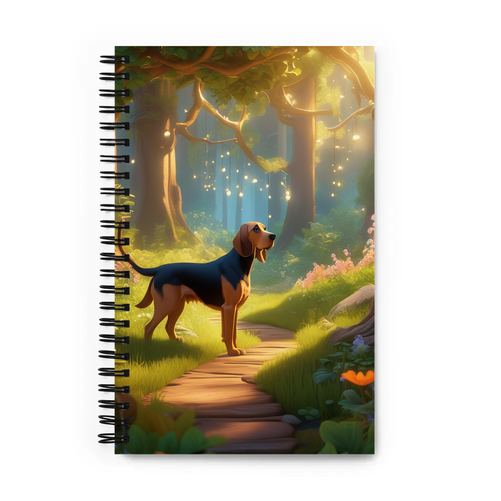 PugMug Custom Bloodhound Spiral Notebook