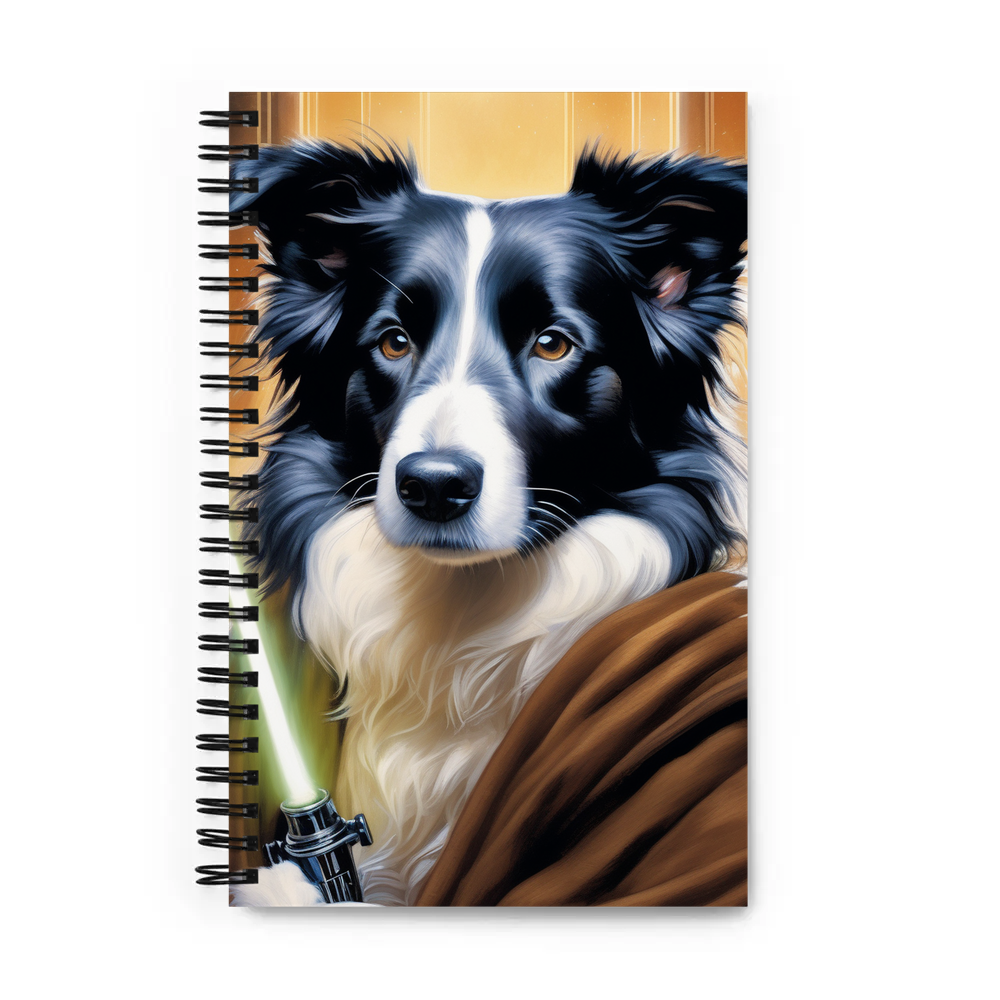 PugMug Custom Border Collie Spiral Notebook