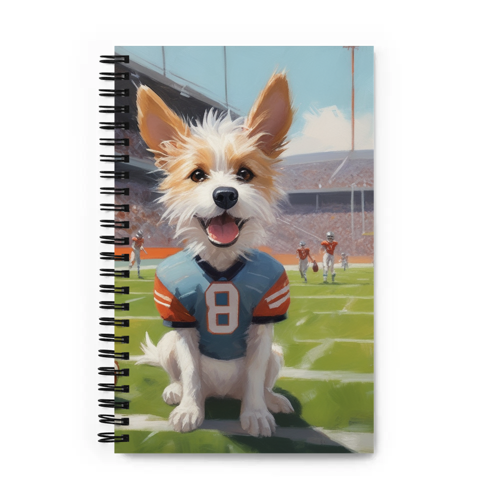 PugMug Custom Luna Spiral Notebook