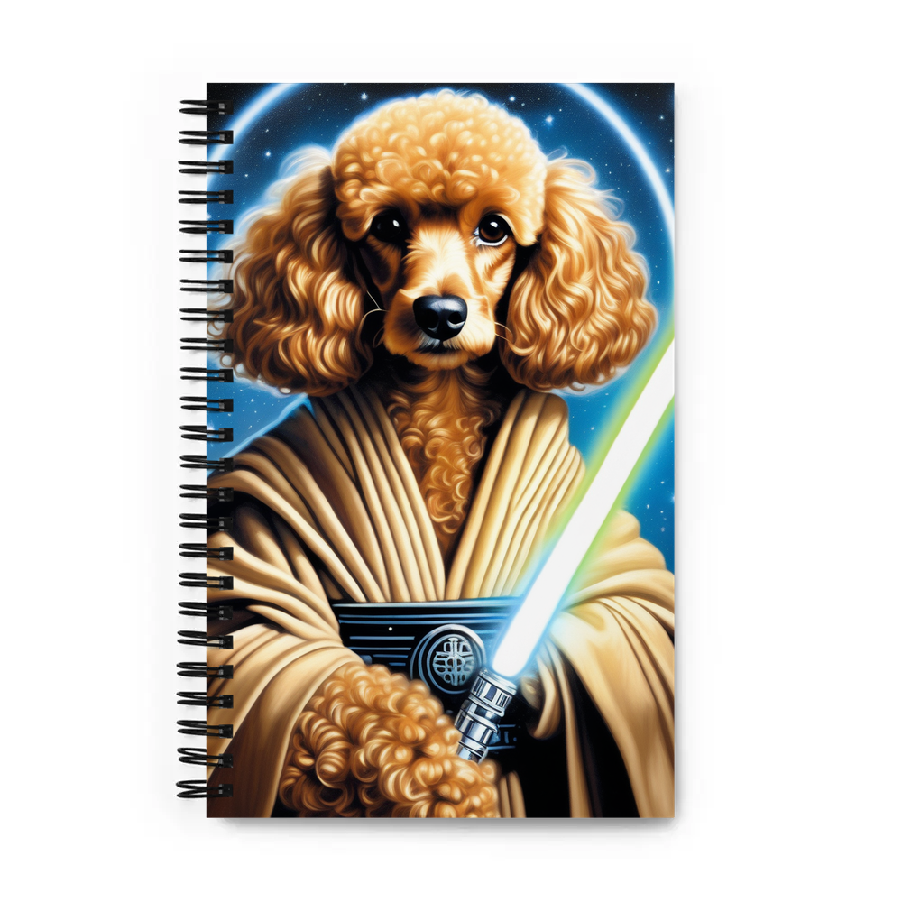 PugMug Custom Tan Poodle Spiral Notebook