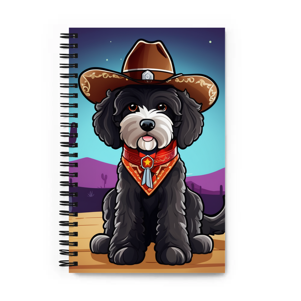 PugMug Custom Portuguese Water Dog Spiral Notebook