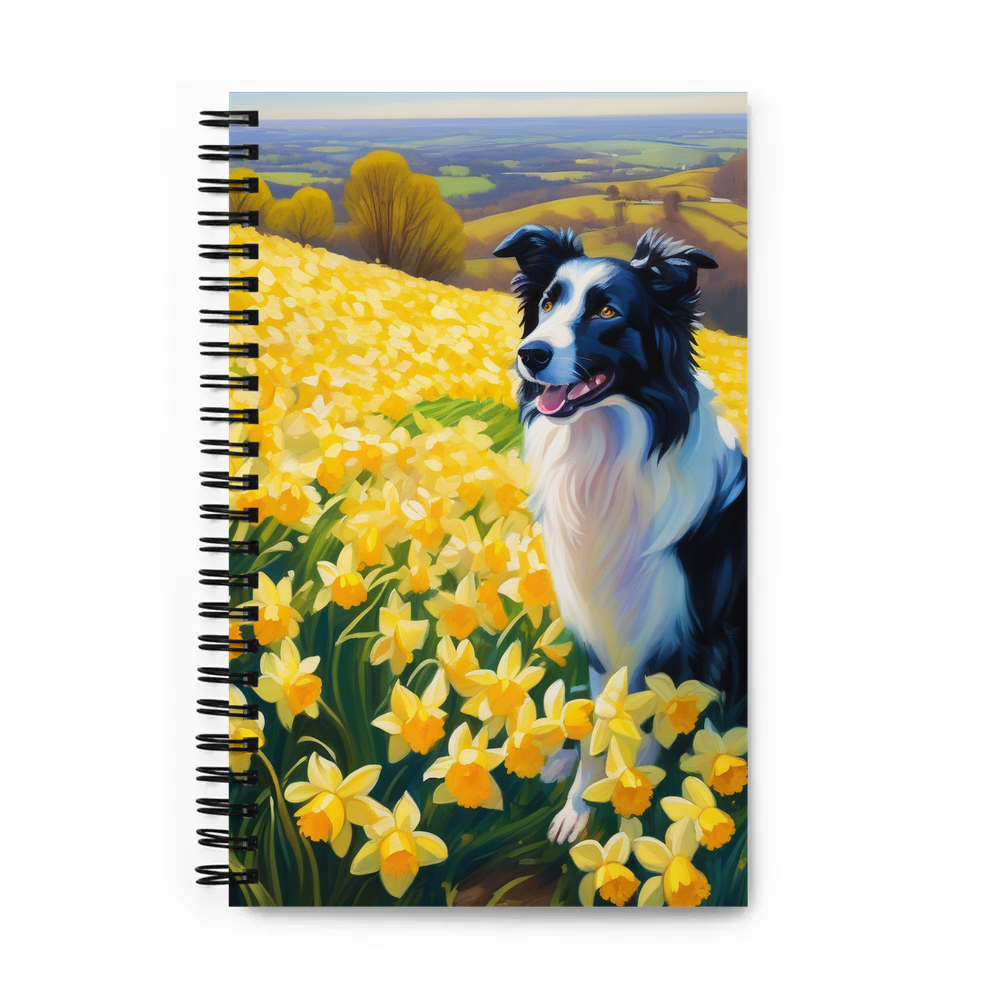 PugMug Custom Border Collie Spiral Notebook