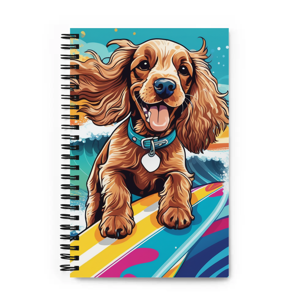 PugMug Custom Cocker Spaniel Spiral Notebook