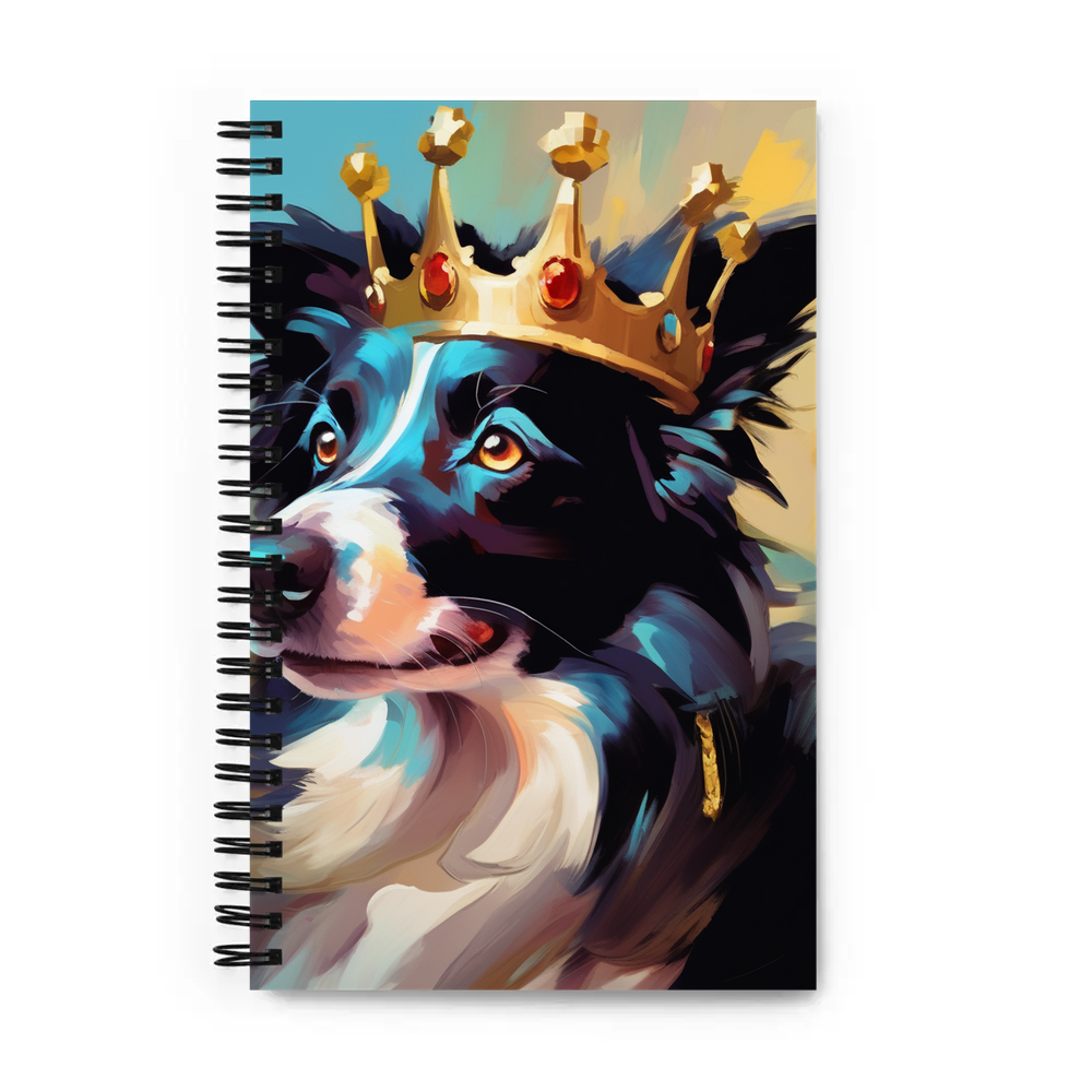 PugMug Custom Border Collie Spiral Notebook