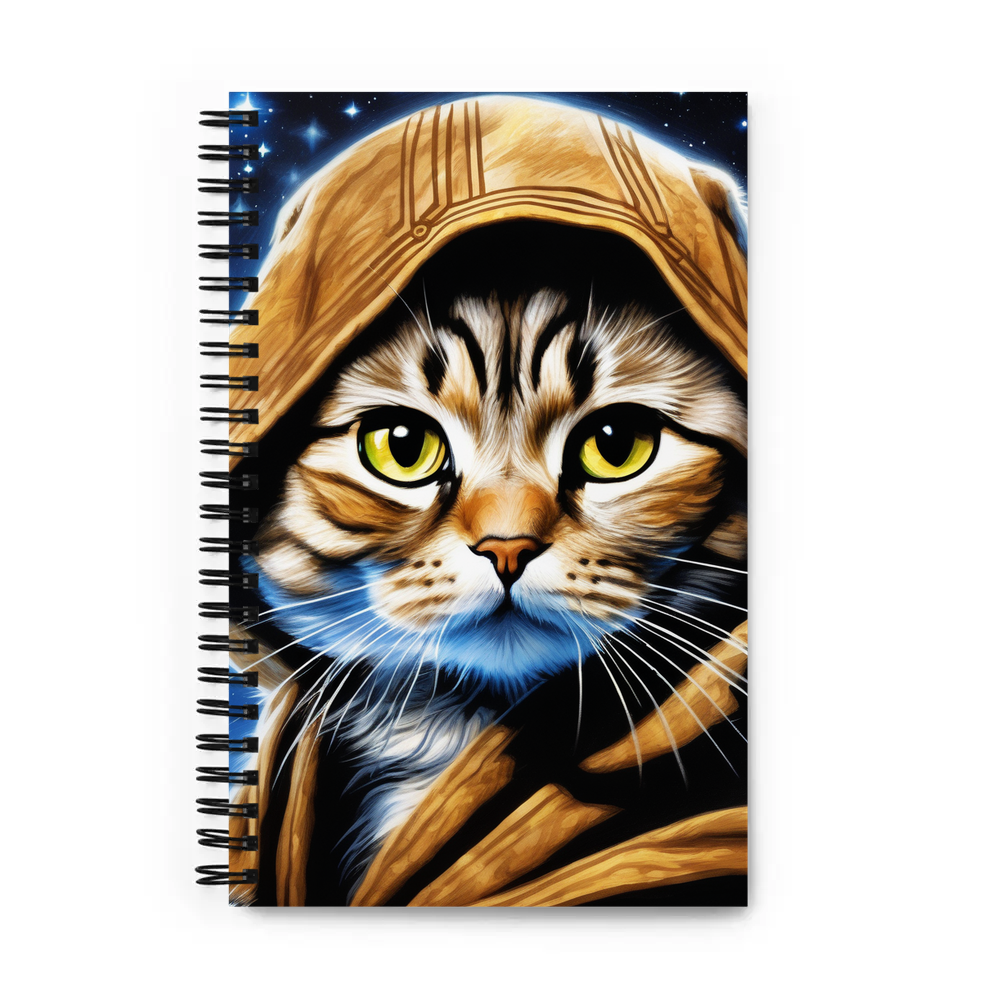 PugMug Custom Tabby Scottish Fold Cat Spiral Notebook