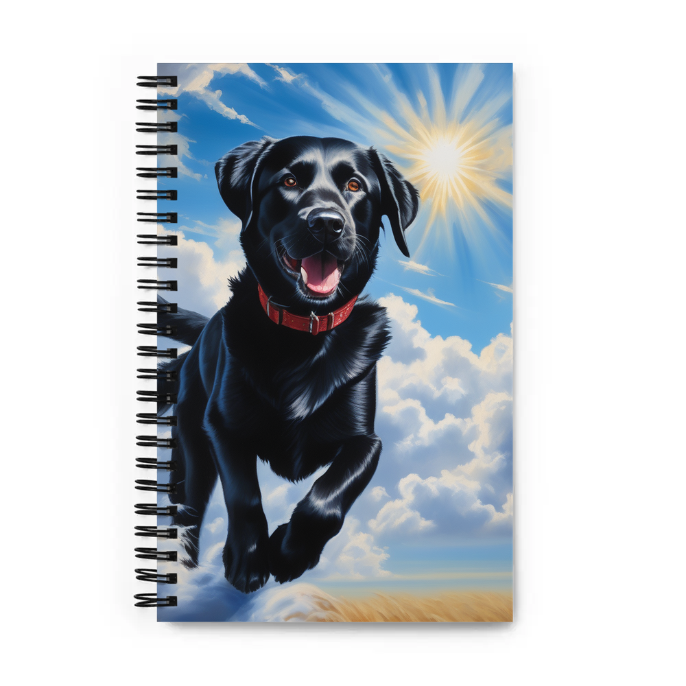 PugMug Custom Black Labrador Retriever Spiral Notebook
