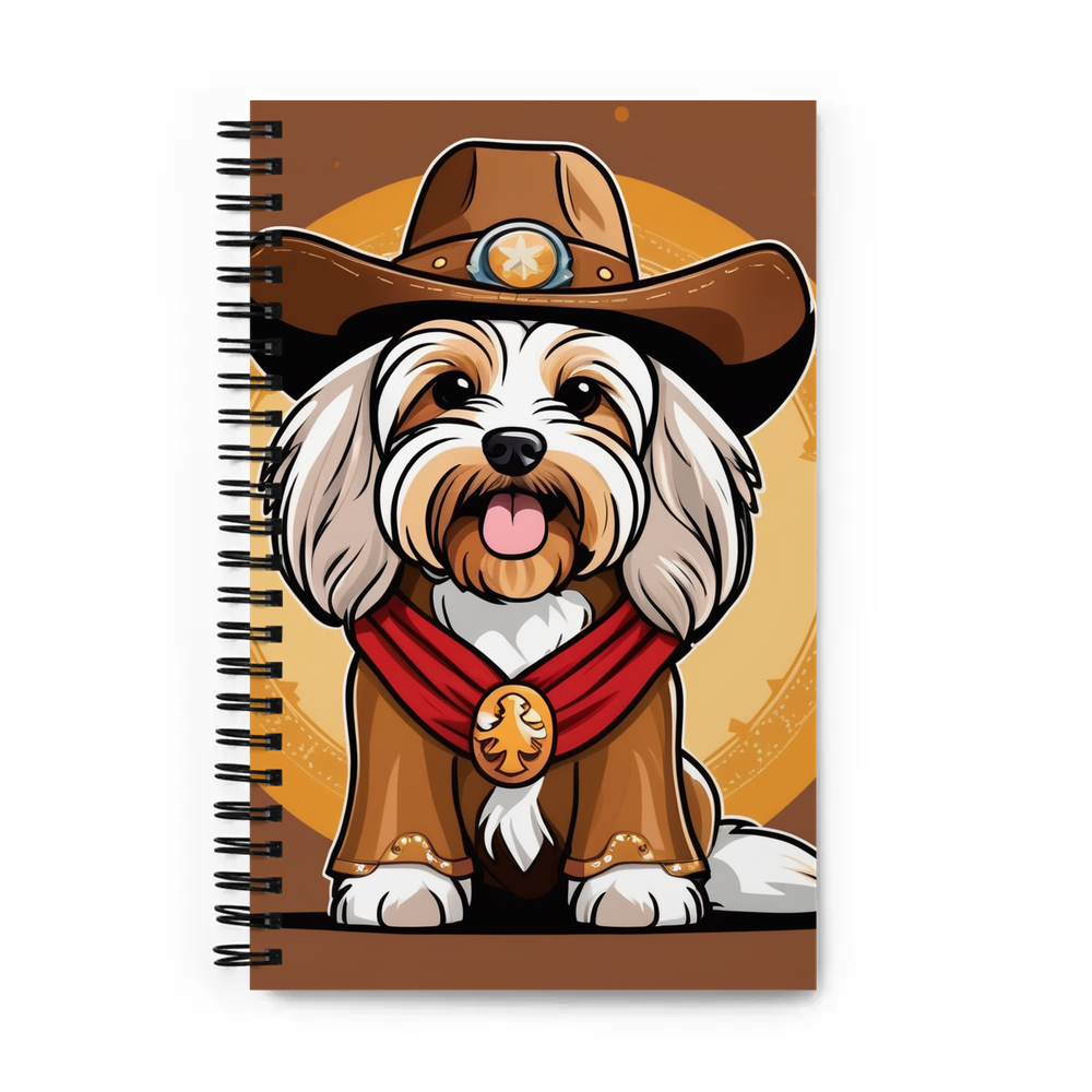 PugMug Custom Tan Havanese Dog Spiral Notebook
