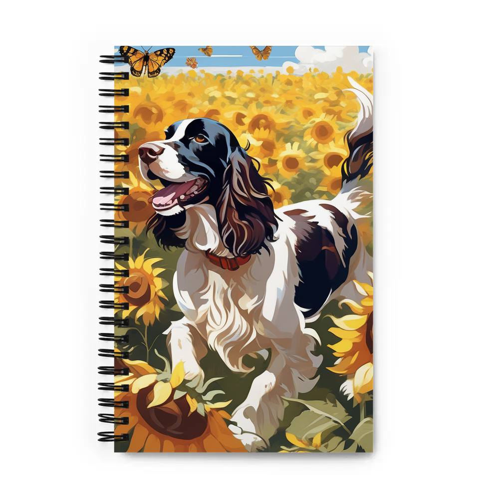 PugMug Custom English Springer Spaniel Spiral Notebook