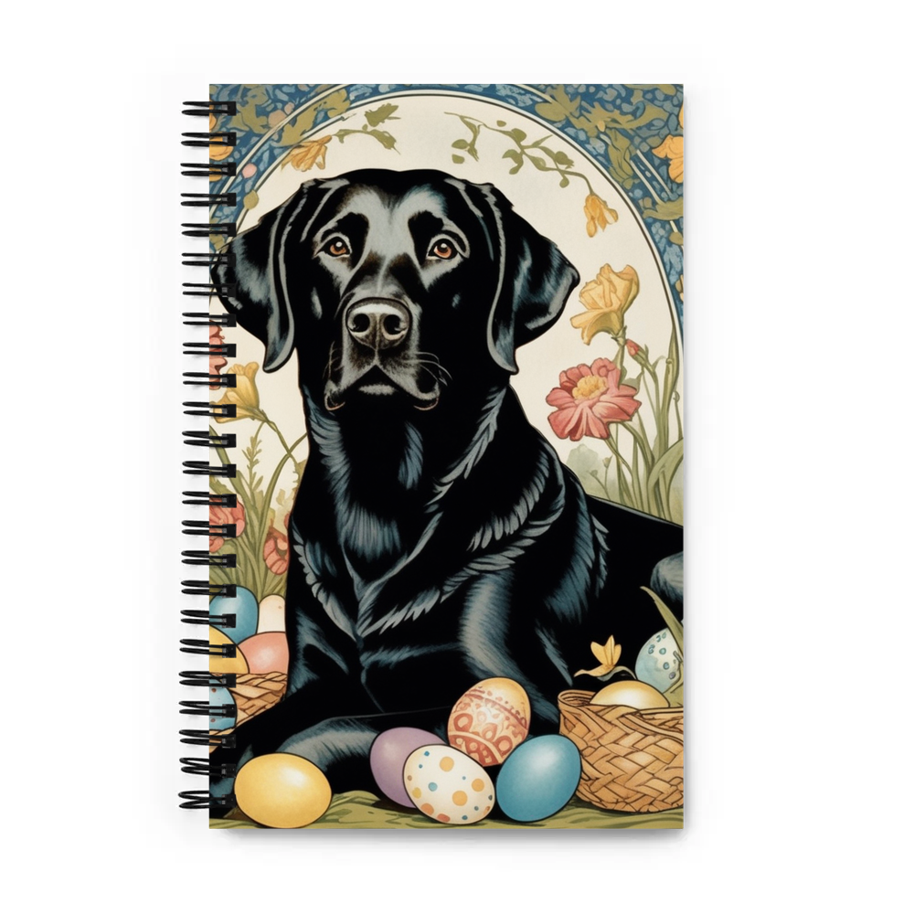 PugMug Custom Black Labrador Retriever Spiral Notebook