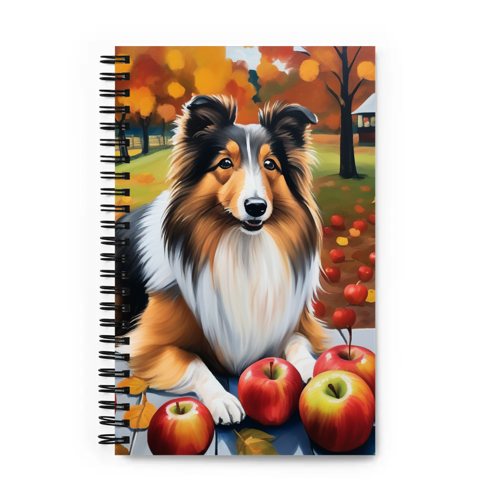 PugMug Custom Shetland Sheepdog Spiral Notebook