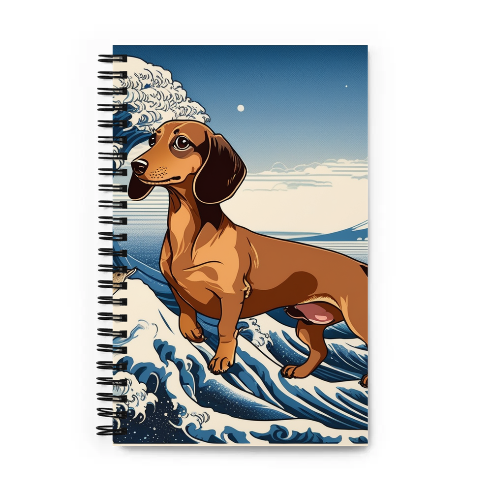 PugMug Custom Tan Dachshund Spiral Notebook
