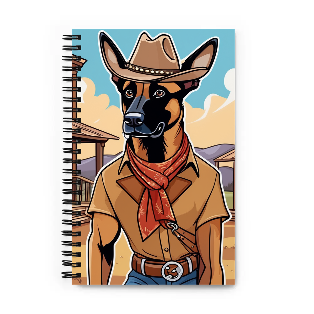 PugMug Custom Belgian Malinois Spiral Notebook