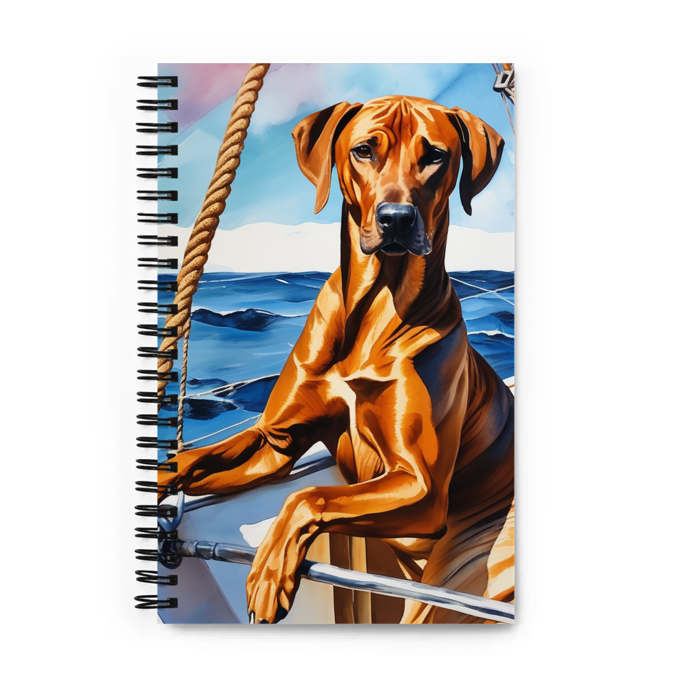 PugMug Custom Rhodesian Ridgeback Spiral Notebook