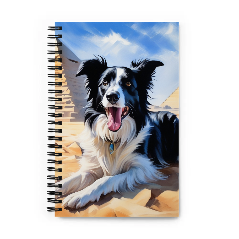 PugMug Custom Border Collie Spiral Notebook