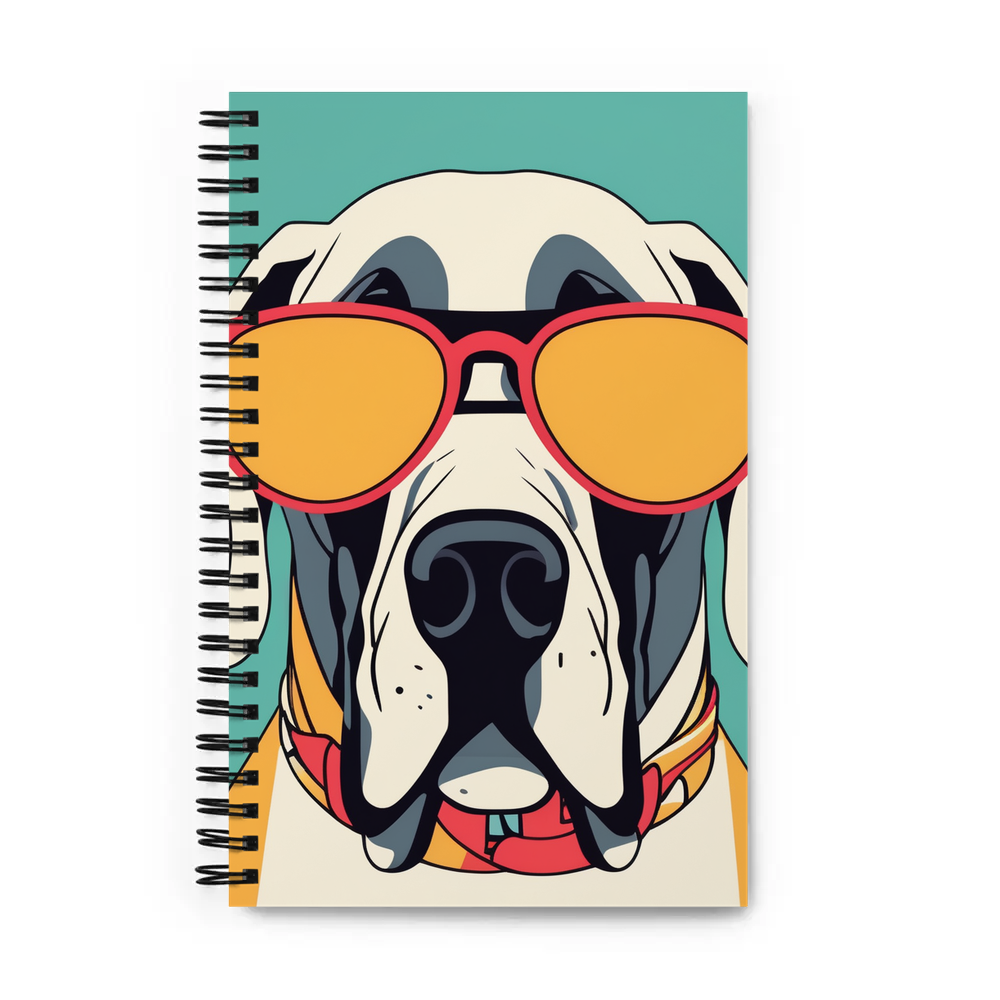 PugMug Custom Great Dane Spiral Notebook