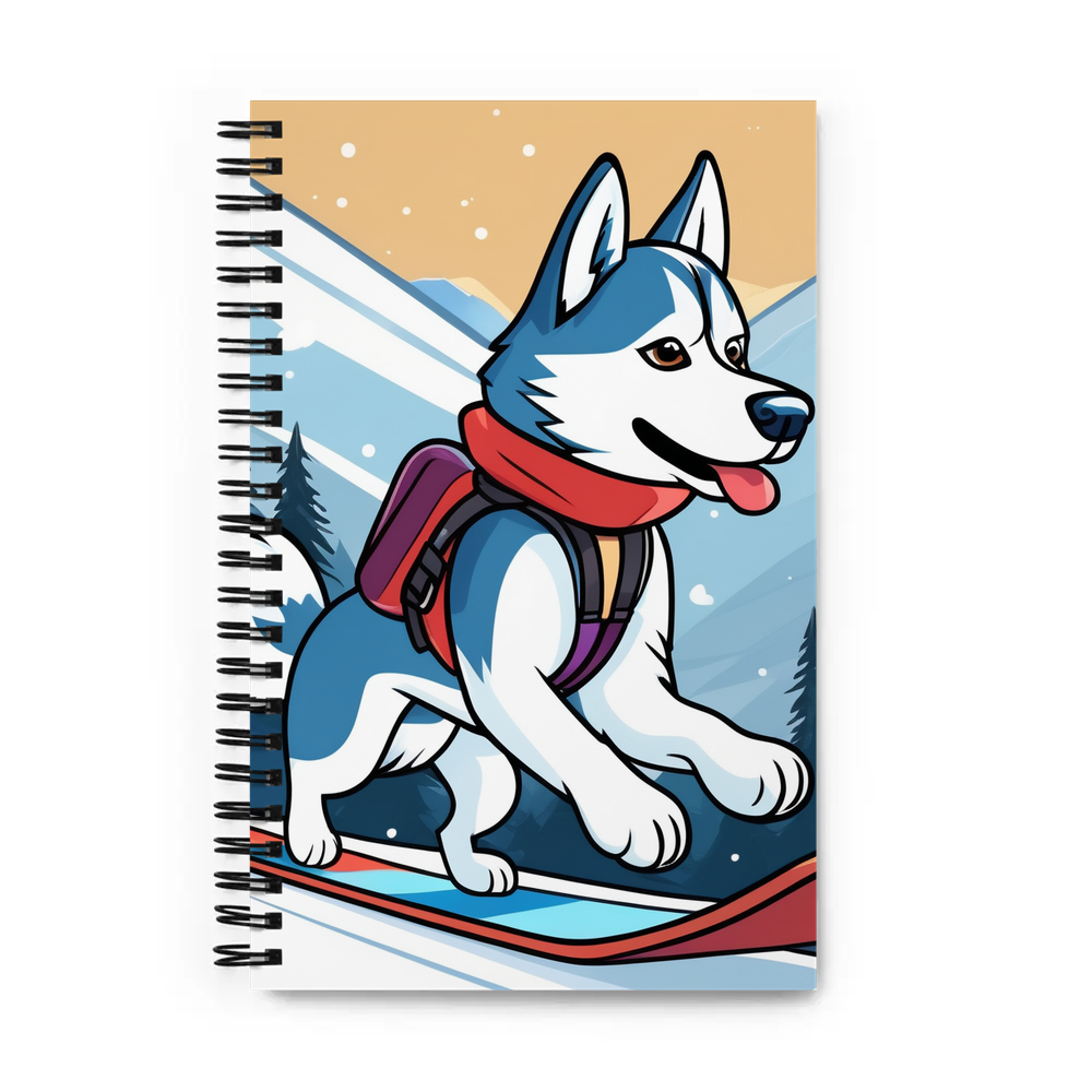 PugMug Custom Siberian Husky Spiral Notebook