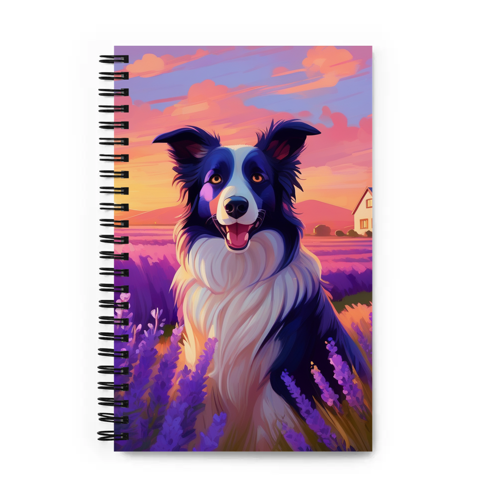 PugMug Custom Border Collie Spiral Notebook