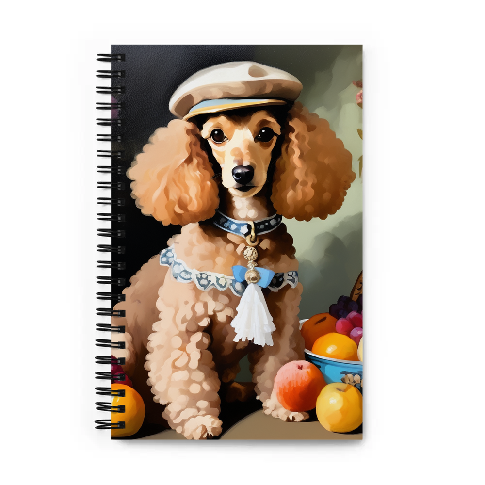 PugMug Custom Tan Poodle Spiral Notebook