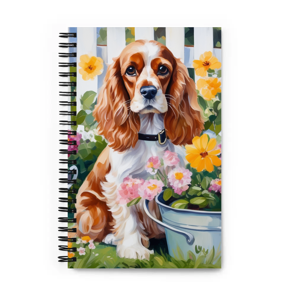 PugMug Custom Cocker Spaniel Spiral Notebook