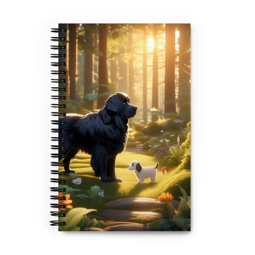 PugMug Custom Newfoundland Spiral Notebook