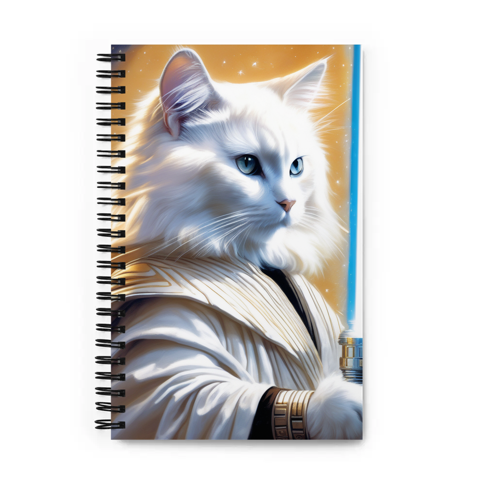 PugMug Custom White Ragdoll Cat Spiral Notebook