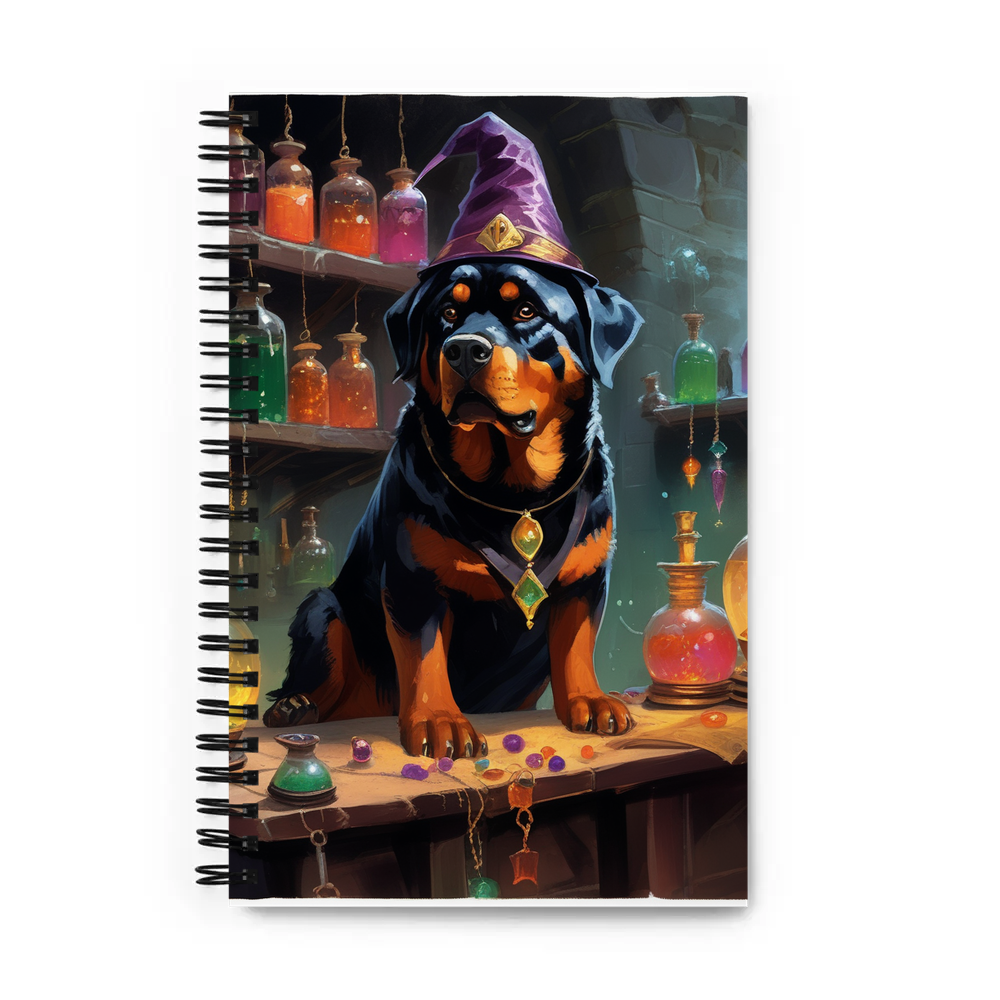 PugMug Custom Rottweiler Spiral Notebook