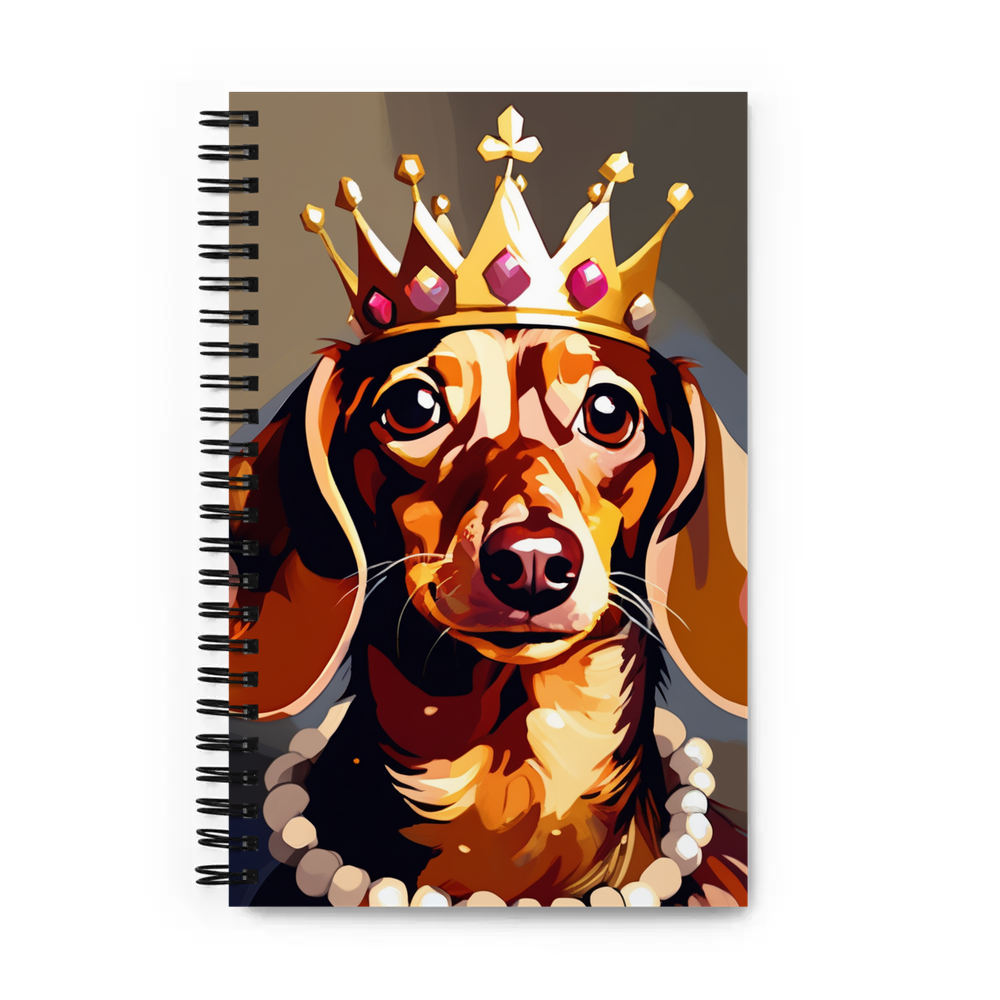 PugMug Custom Tan Dachshund Spiral Notebook