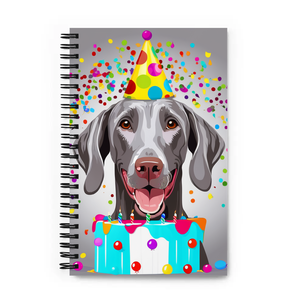 PugMug Custom Weimaraner Spiral Notebook