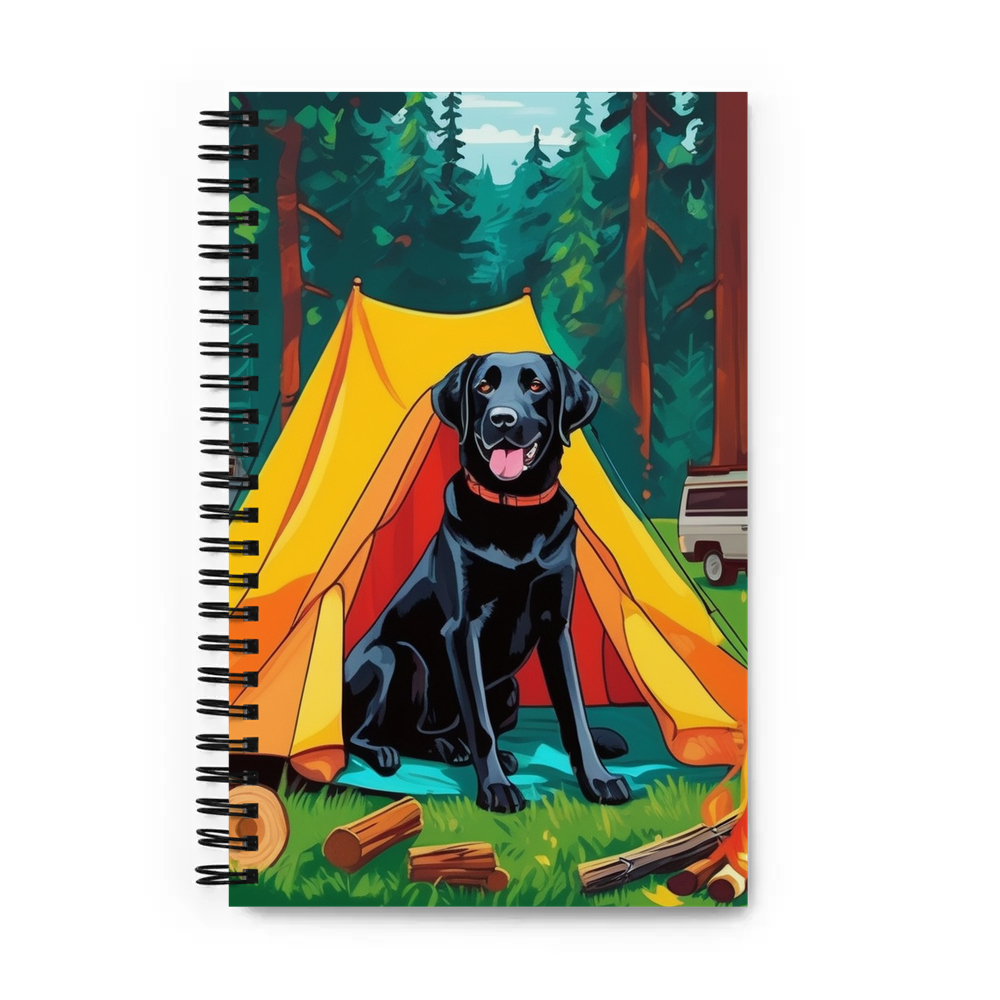 PugMug Custom Black Labrador Retriever Spiral Notebook