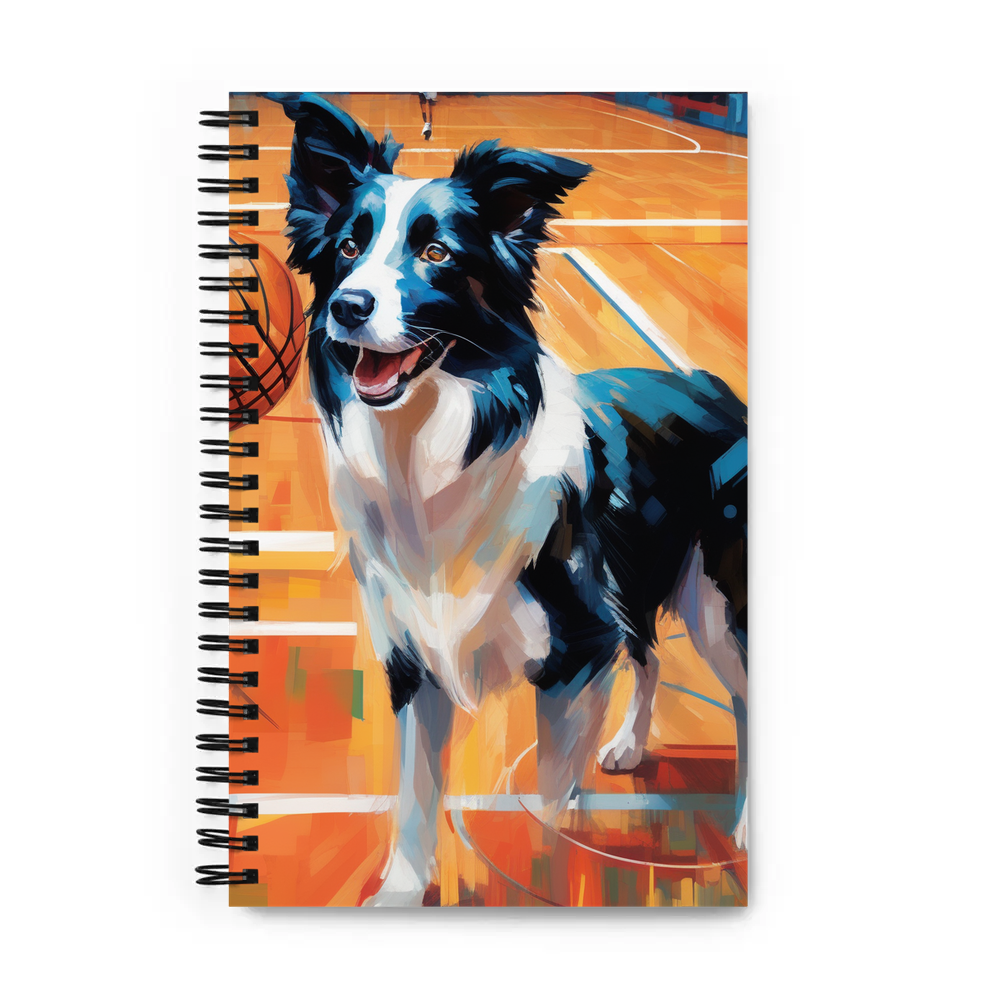 PugMug Custom Border Collie Spiral Notebook