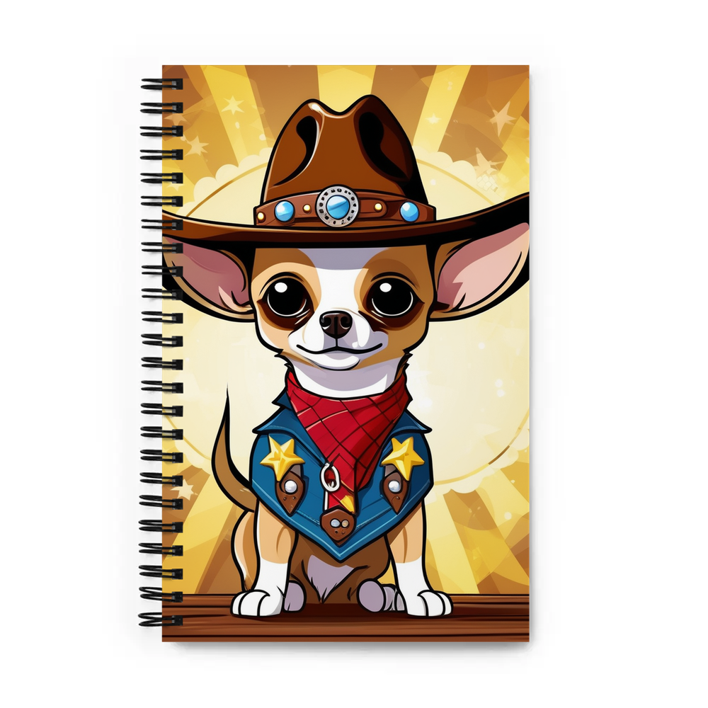 PugMug Custom Chihuahua Spiral Notebook