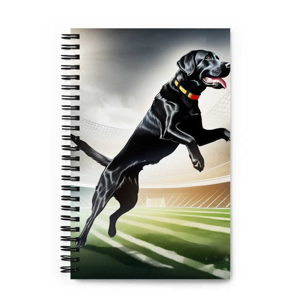 PugMug Custom Black Labrador Retriever Spiral Notebook