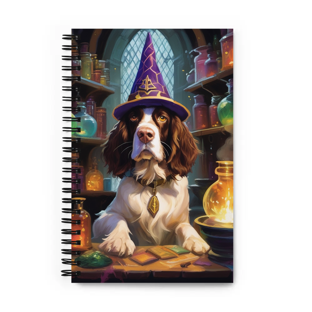 PugMug Custom English Springer Spaniel Spiral Notebook