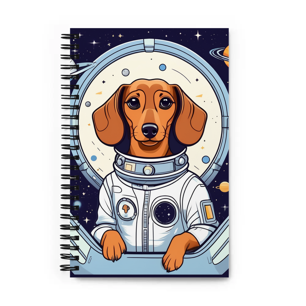 PugMug Custom Tan Dachshund Spiral Notebook