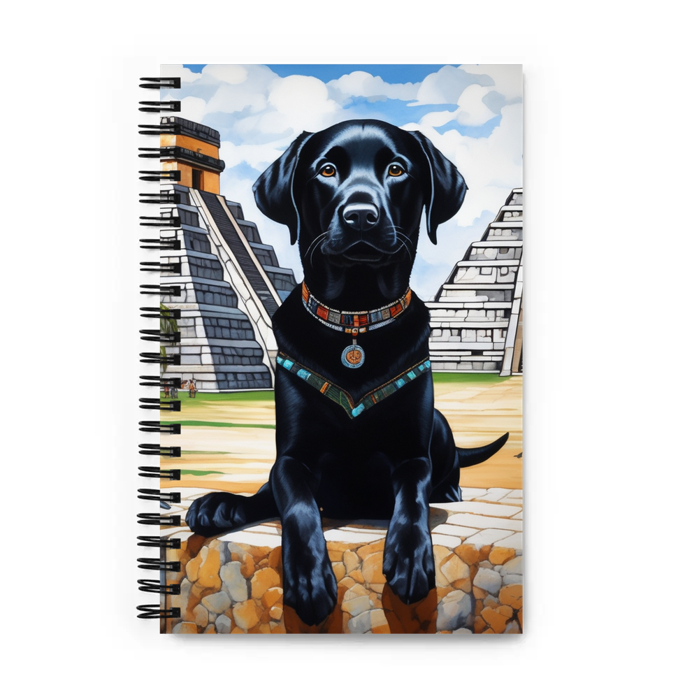 PugMug Custom Black Labrador Retriever Spiral Notebook