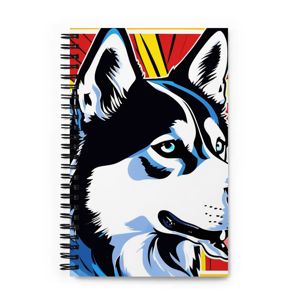 PugMug Custom Siberian Husky Spiral Notebook