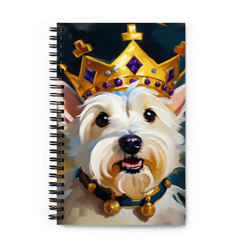 PugMug Custom West Highland White Terrier Spiral Notebook