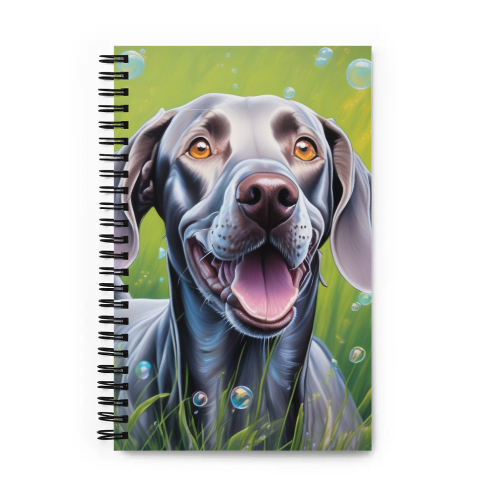 PugMug Custom Weimaraner Spiral Notebook