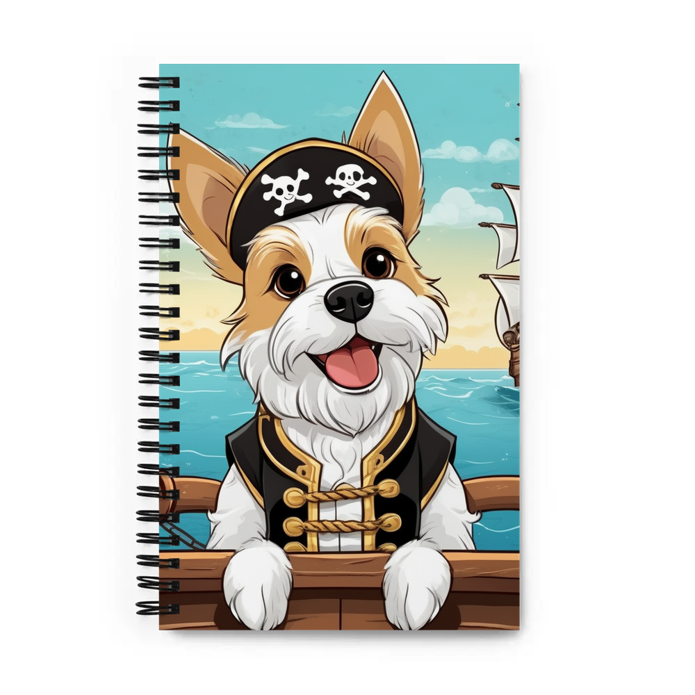 PugMug Custom Luna Spiral Notebook