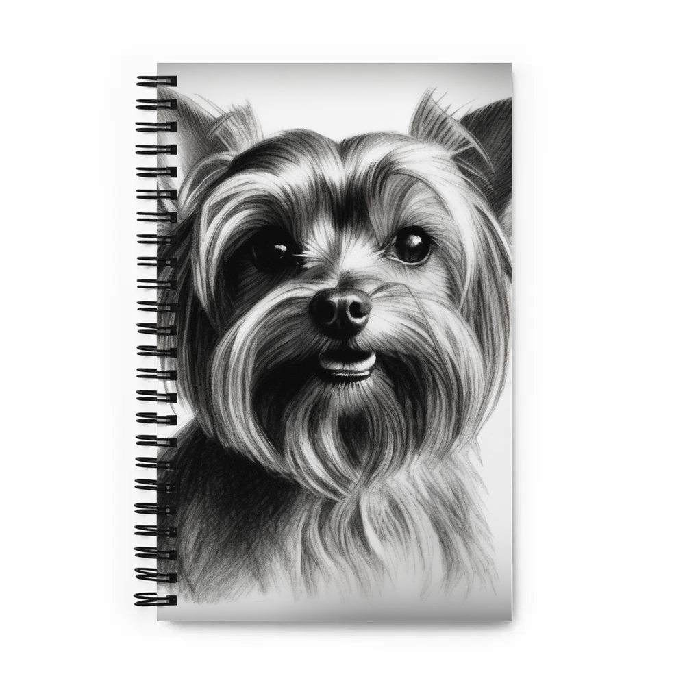 PugMug Custom Yorkshire Terrier Spiral Notebook