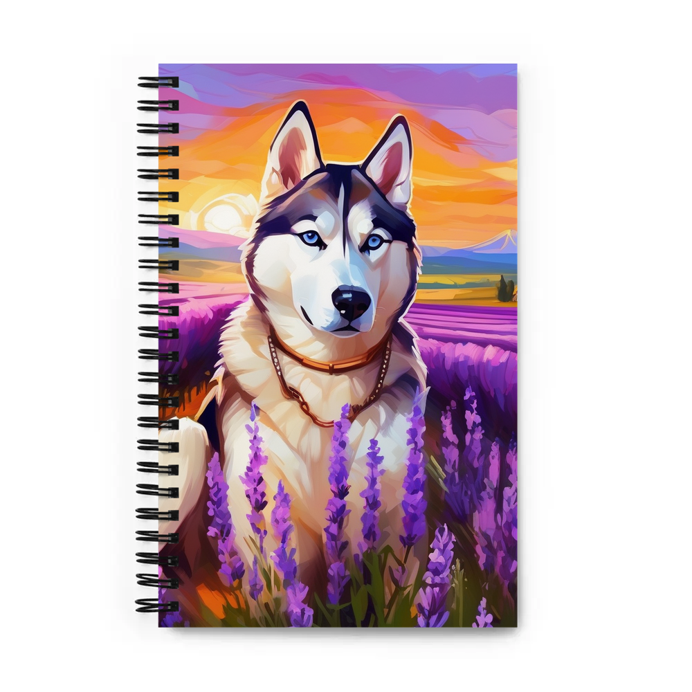 PugMug Custom Siberian Husky Spiral Notebook