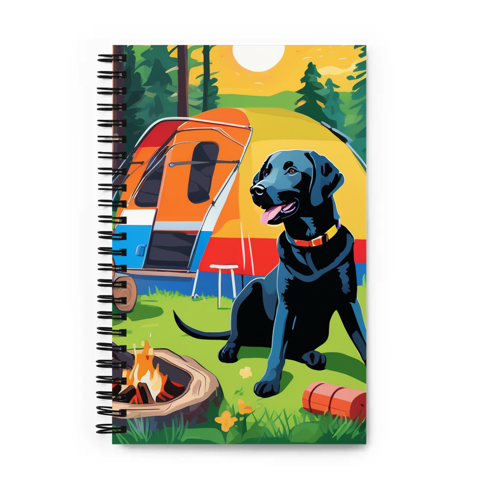 PugMug Custom Black Labrador Retriever Spiral Notebook