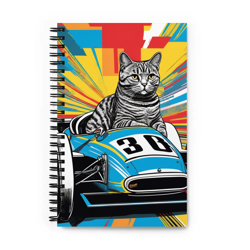 PugMug Custom Tabby British Shorthair Cat Spiral Notebook